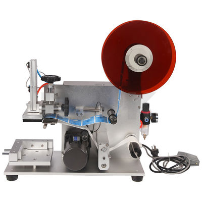 Flat Tabletop Cryo Vial Labeling Machine Semi Automatic Tube Labeler ...