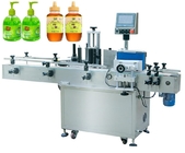 PLC Water Juice Round Container Labeling Machine Tabletop Wrap Around Labeler