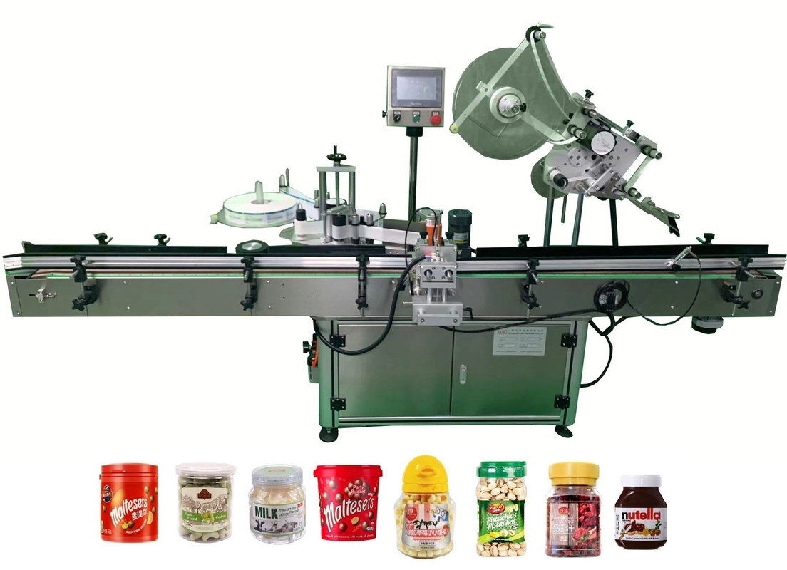 YM520 1200W Automatic Labeling Machine For Fruit Glass Bottle Food Can