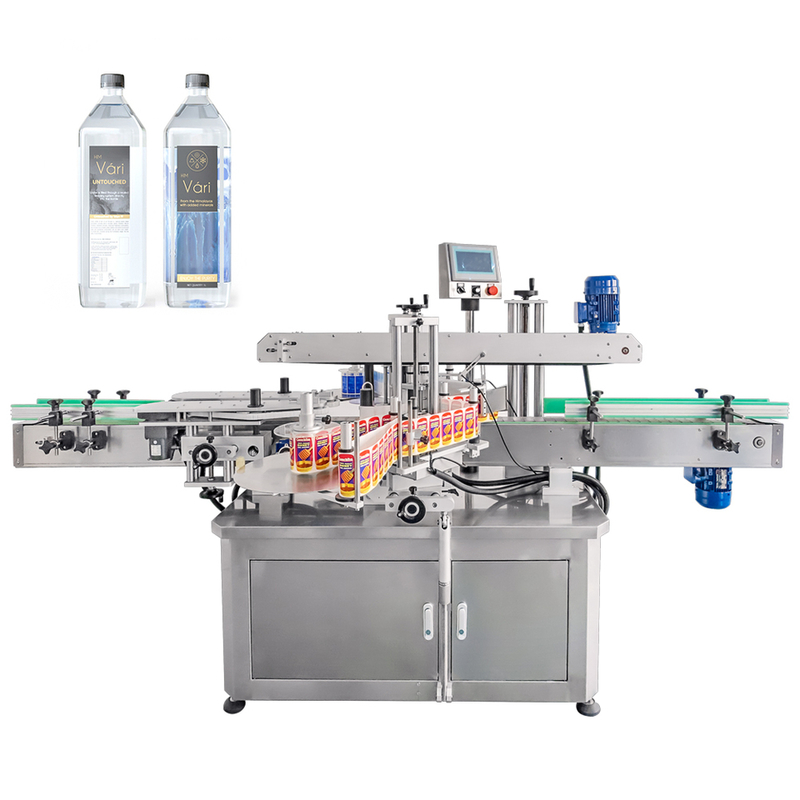 YM620 Two Head Labeling Machine Front Back Labeler For 5 - 240mm Label Width