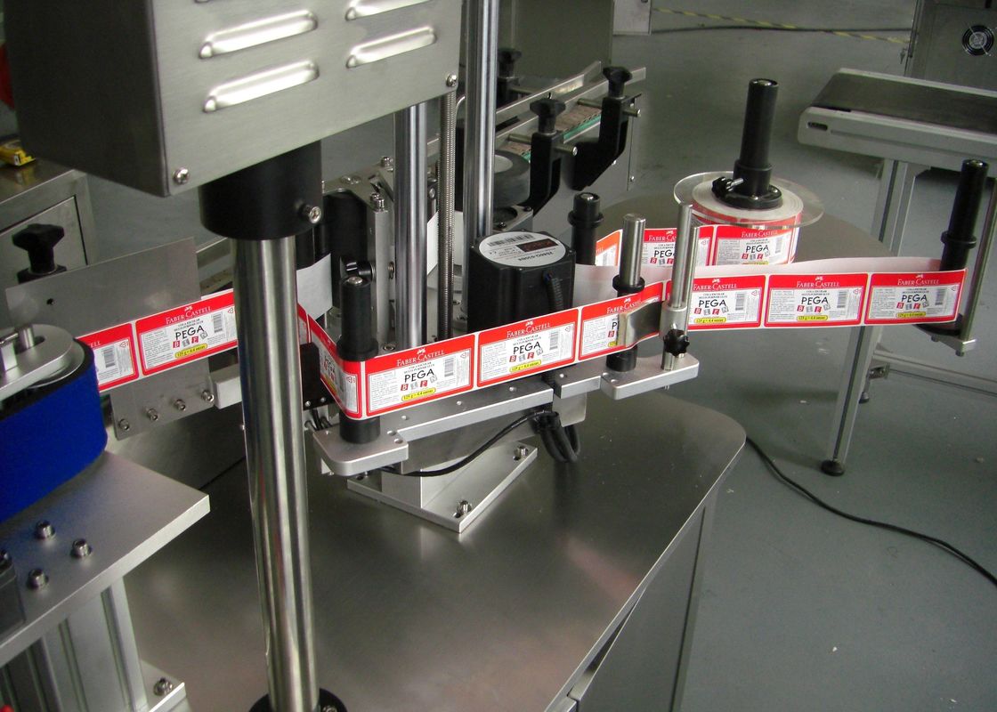 HMI Round Jars Can Stick Automatic Labeling Machine Pharmaceutical