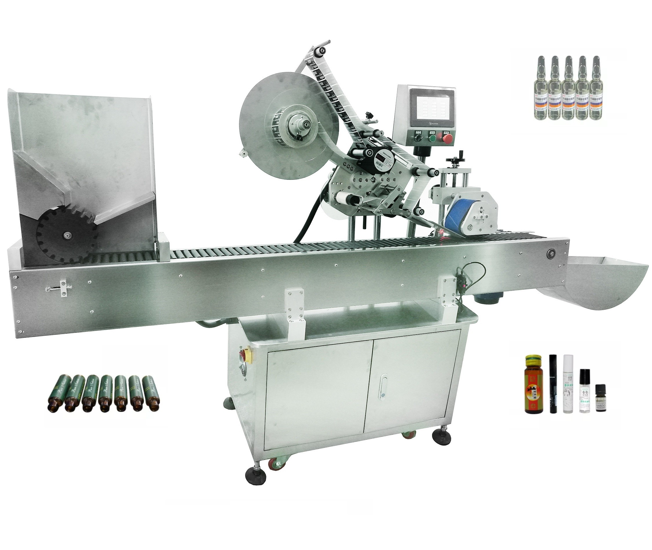 Wrap Around Conveyor Syringe Labeling Machine Applicator