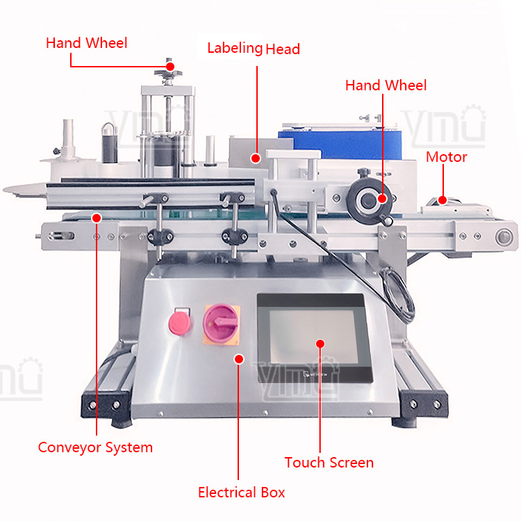 YIMU YM400 Automatic Round PET Bottle Wrap-Around Labeling Machine ...
