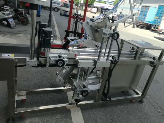 SS304 Automatic Bag Labeling Machine Box Label Applicator Machine 40 ...