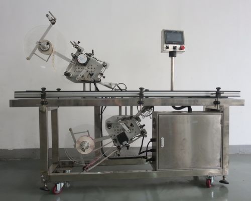 SS304 Automatic Bag Labeling Machine Box Label Applicator Machine 40 ...