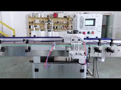 Pneumatic Round Bottle Automatic Labeling Machine Glass for Cosmetic Jar Can 300KG