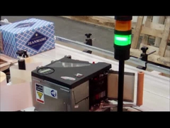 Top Side Flat Printer Label Applicator For Barcode Date QR Code