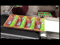 Top Side Flat Printer Label Applicator For Barcode Date QR Code