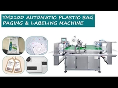 High Speed HMI Automatic Printing Bag Paging Labeling Machine For Pouch Sticker