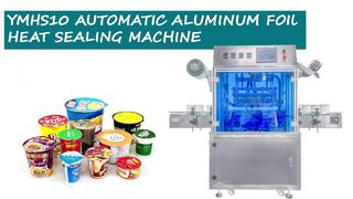 High Speed YM-HS10 Quad-Head Pneumatic Aluminum Foil Heat Press Jar Sealer
