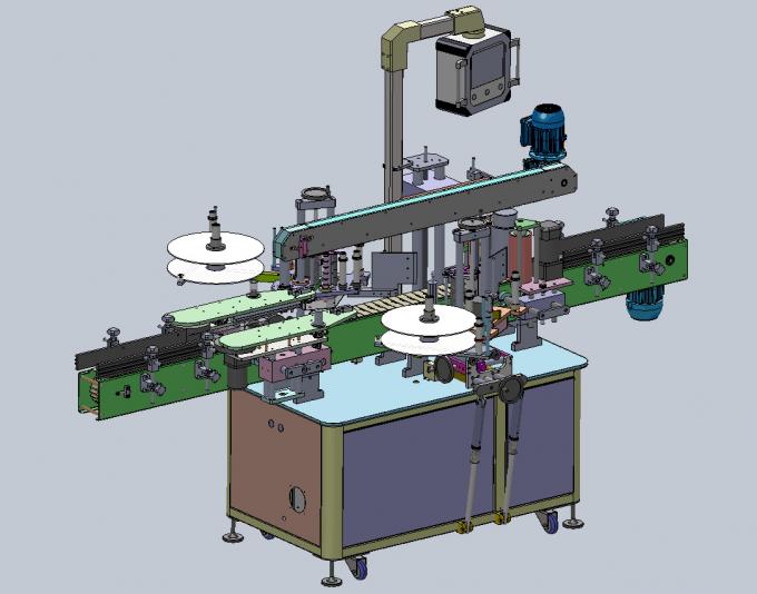 Cap Labeling Machine 600KG Juice Honey Bottle Cap Labeling Machine For Dropper Bottle 220V